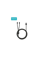 Кабель Romoss CB209-71-233 (USB - Lightning & Micro-USB), черный
