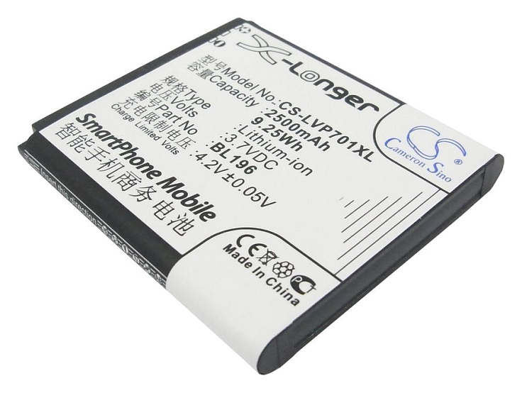 Аккумулятор CameronSino CS-LVP701XL для Lenovo P700, P700i