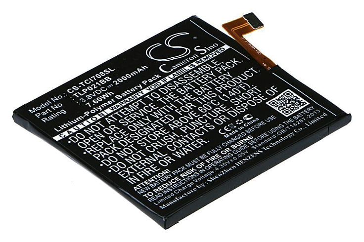 Аккумулятор CameronSino CS-TCI708SL для TCL I708U, I709M