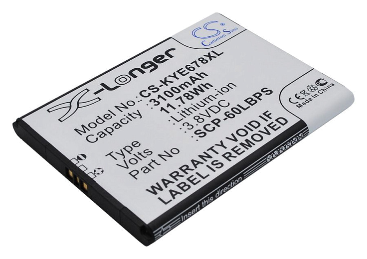 Аккумулятор CameronSino CS-KYE678XL для Kyocera E6782 Brigadier