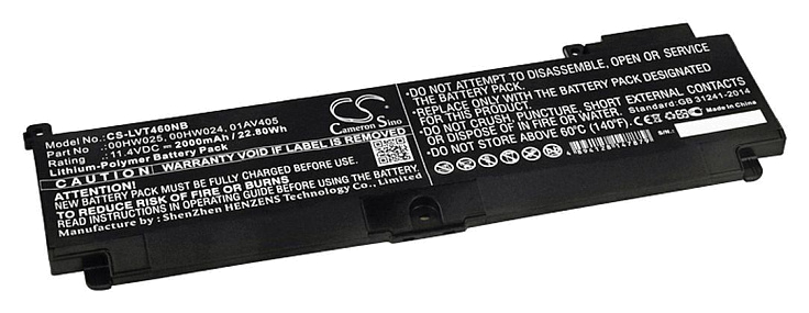 Аккумулятор CS-LVT460NB для Lenovo ThinkPad T460s, ThinkPad T470s