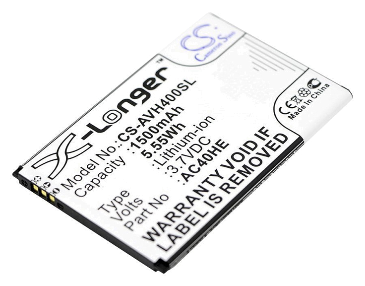 Аккумулятор CameronSino CS-AVH400SL для Archos 40 Helium 4G