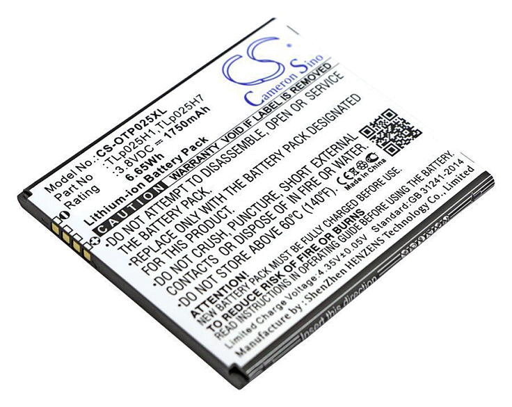 Аккумулятор CameronSino CS-OTP900SL для Alcatel One Touch 5051D POP 4
