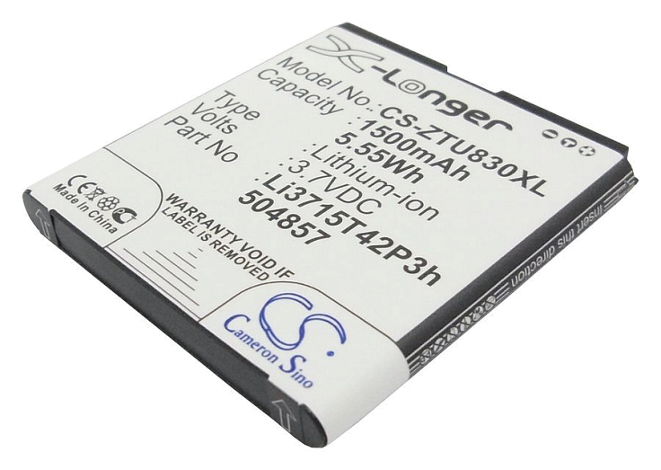 Аккумулятор CameronSino CS-ZTU830XL для ZTE V811, Билайн Smart 2