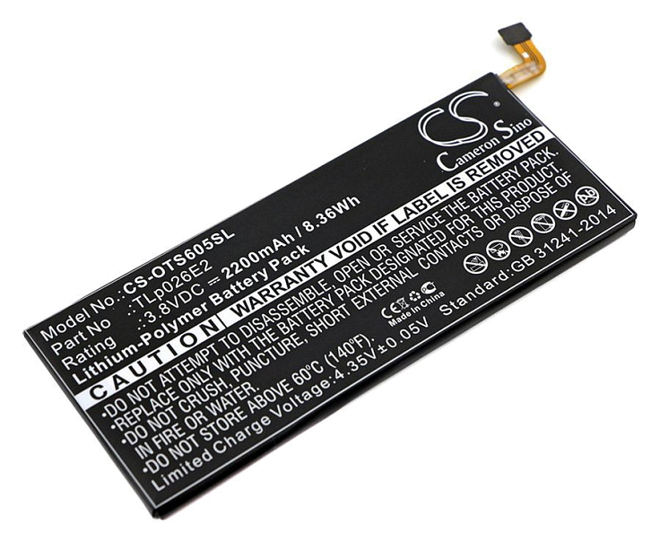 Аккумулятор CameronSino CS-OTS605SL для Alcatel One Touch 6055K IDOL 4