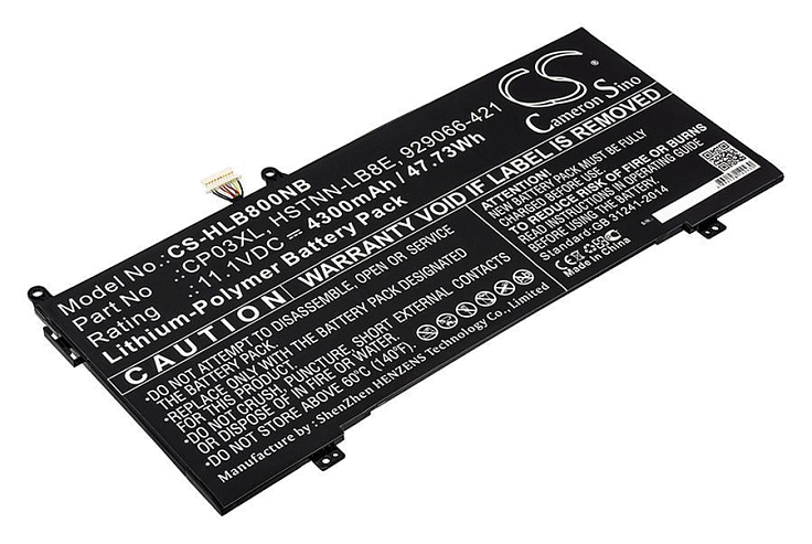 Аккумулятор CameronSino CS-HLB800NB для HP Spectre x360 13 Convertible